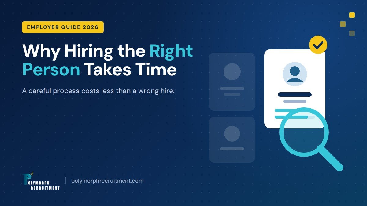 Why hiring the right person takes time: careful candidate screening
